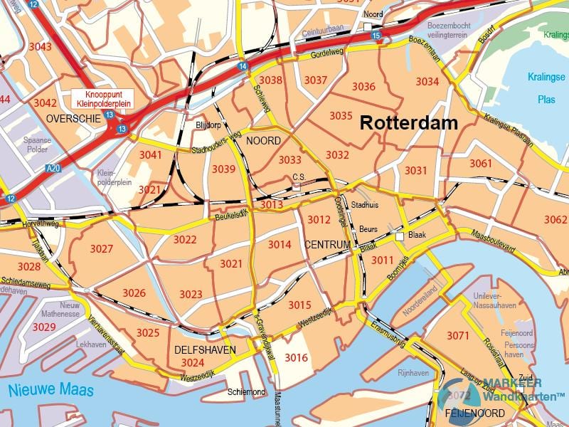 Karta Rotterdama Poštanski broj 