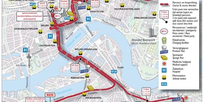 Karta Rotterdam maraton 