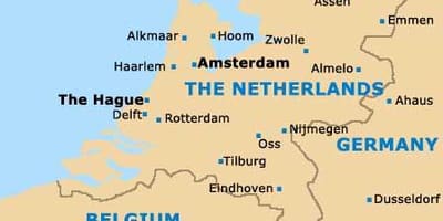 Rotterdam-Amsterdam kartica