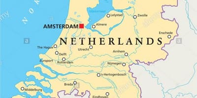 Karta Rotterdam i Amsterdam
