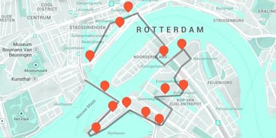 Karta Rotterdama arhitekture 
