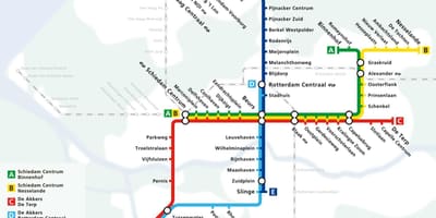 Rotterdam karti metro 