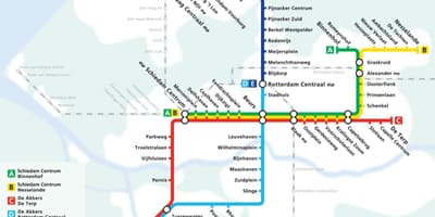 Rotterdam podzemnih karti