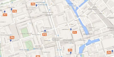 Karta Rotterdama parkirna zona 