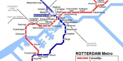 Rotterdam javnog prijevoza karti
